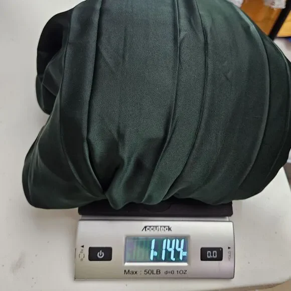 Veiled Collection Selena Dress Medium Green Ruched Elegant Cocktail Gown - Picture 15 of 15